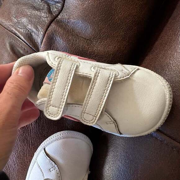 Nike Court Royale (TDV) Toddler Shoes 833537-110 White Pink Blue - Picture 8 of 9